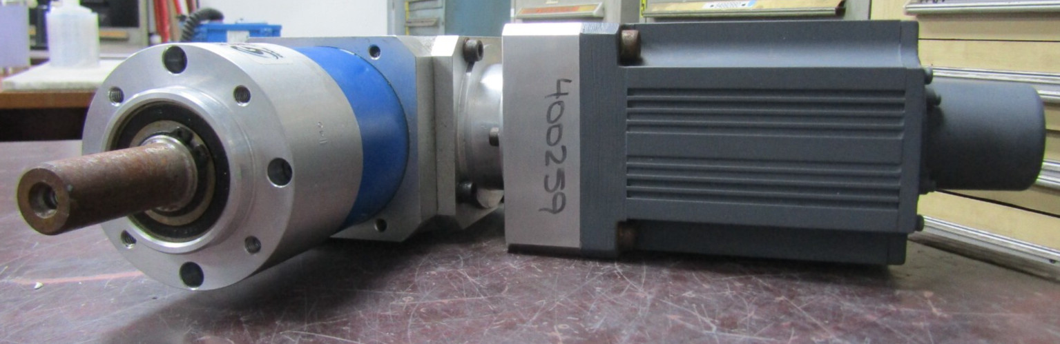 😀 MITSUBISHI 3000 RPM AC SERVOMOTOR 129V 3.6A 600W HA-FF63C-UE W/ RPL GEAR BOX