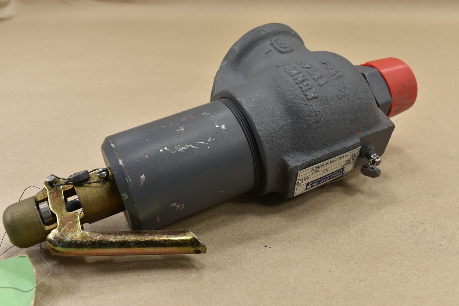 Keystone Kunkle Valve 910-BGF Safety Relieve Valve ,1.25″, 400PSIG, 11370 LBS/HR