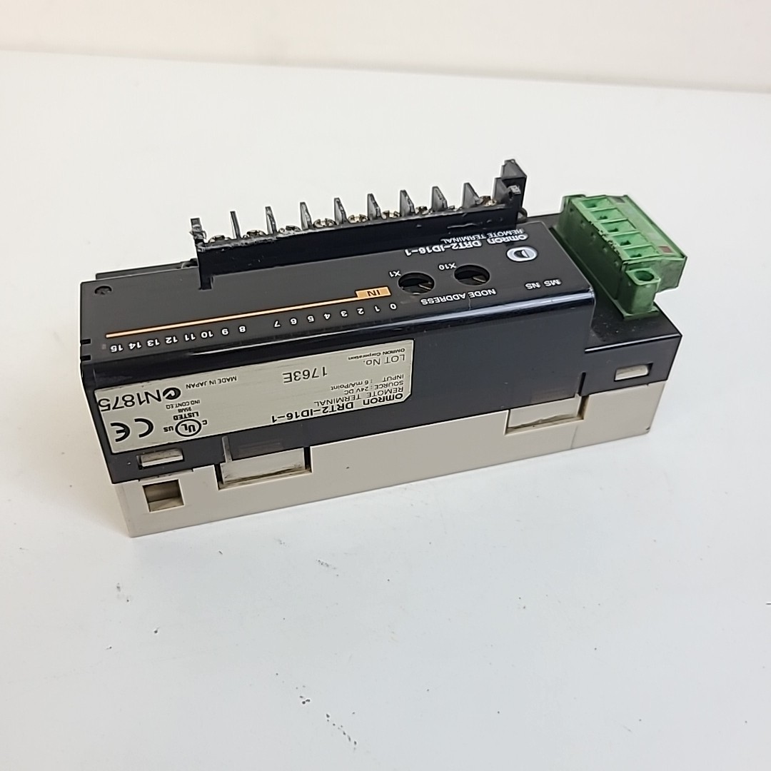 OMRON DRT2-ID16-1 Remote I/O Terminal Input Module PLC Unit 24V-DC
