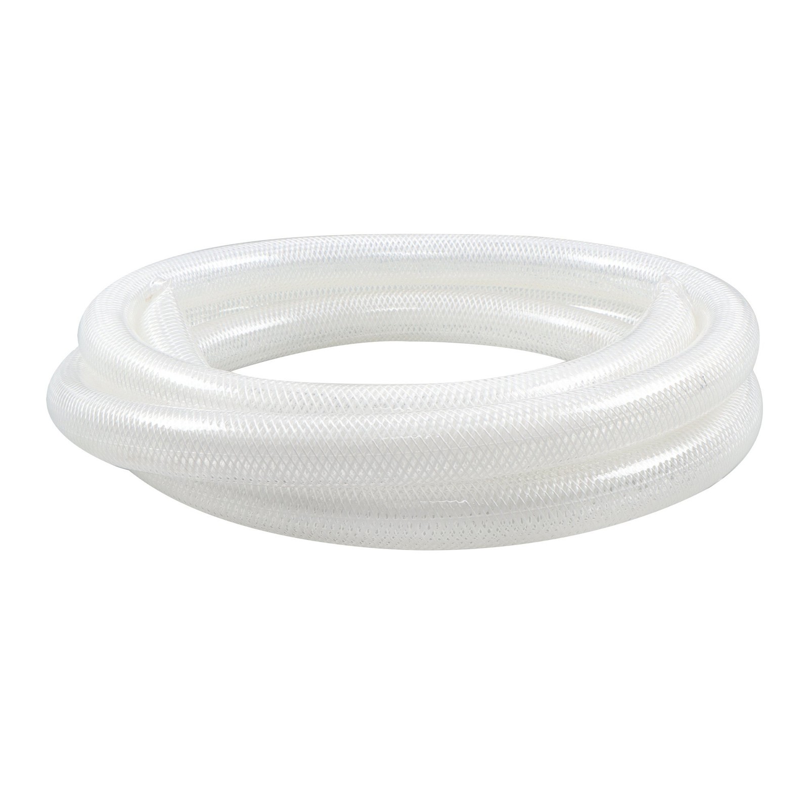 1″ ID x 1 1/4″ OD 10 Ft PVC Tube Braided Reinforced Tubing Flexible Hose Pipe