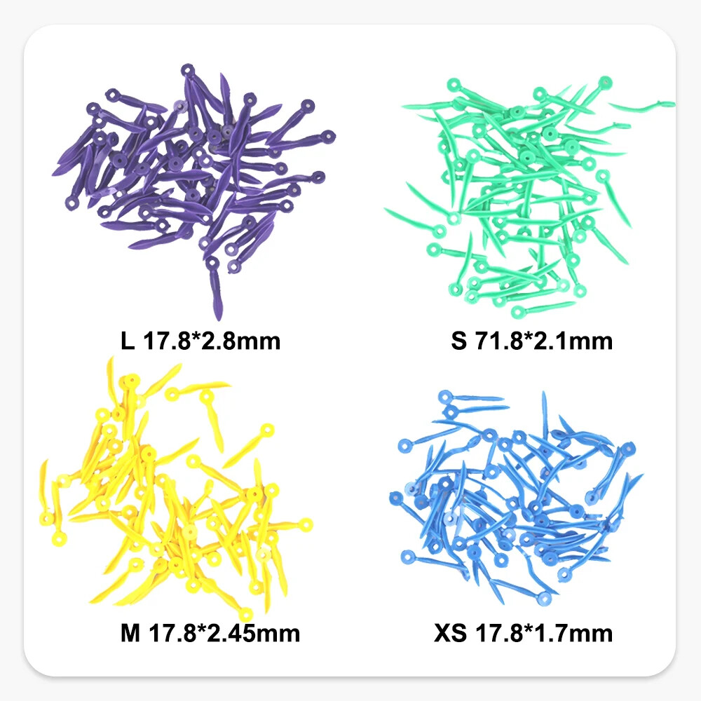 New Disposable Plastic Wave Shape Dental Wedges Teeth Wedge Tooth Gap 200Pcs/Box