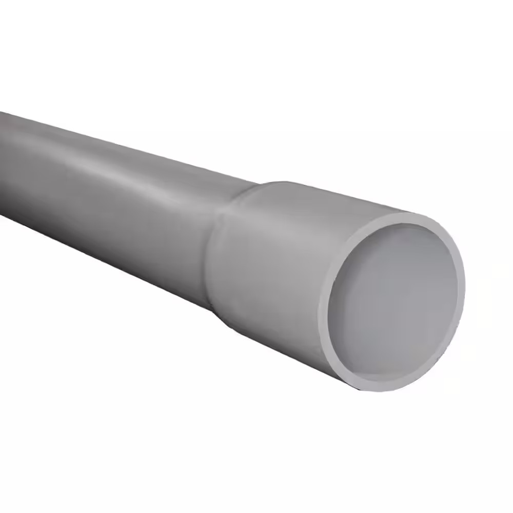 1-1/2 In. X 10 Ft. Gray Non-Metallic PVC Schedule 40-Conduit