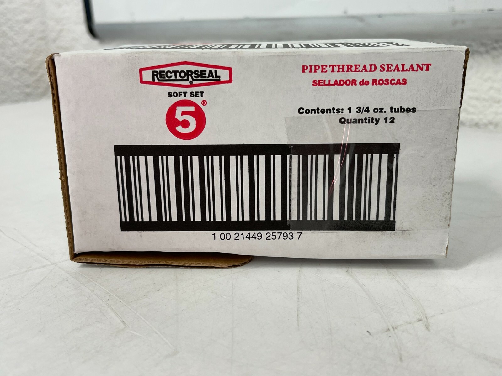 CASE OF 12 RectorSeal #5 Metal & PVC Thread Seal Pipe Sealant 701563