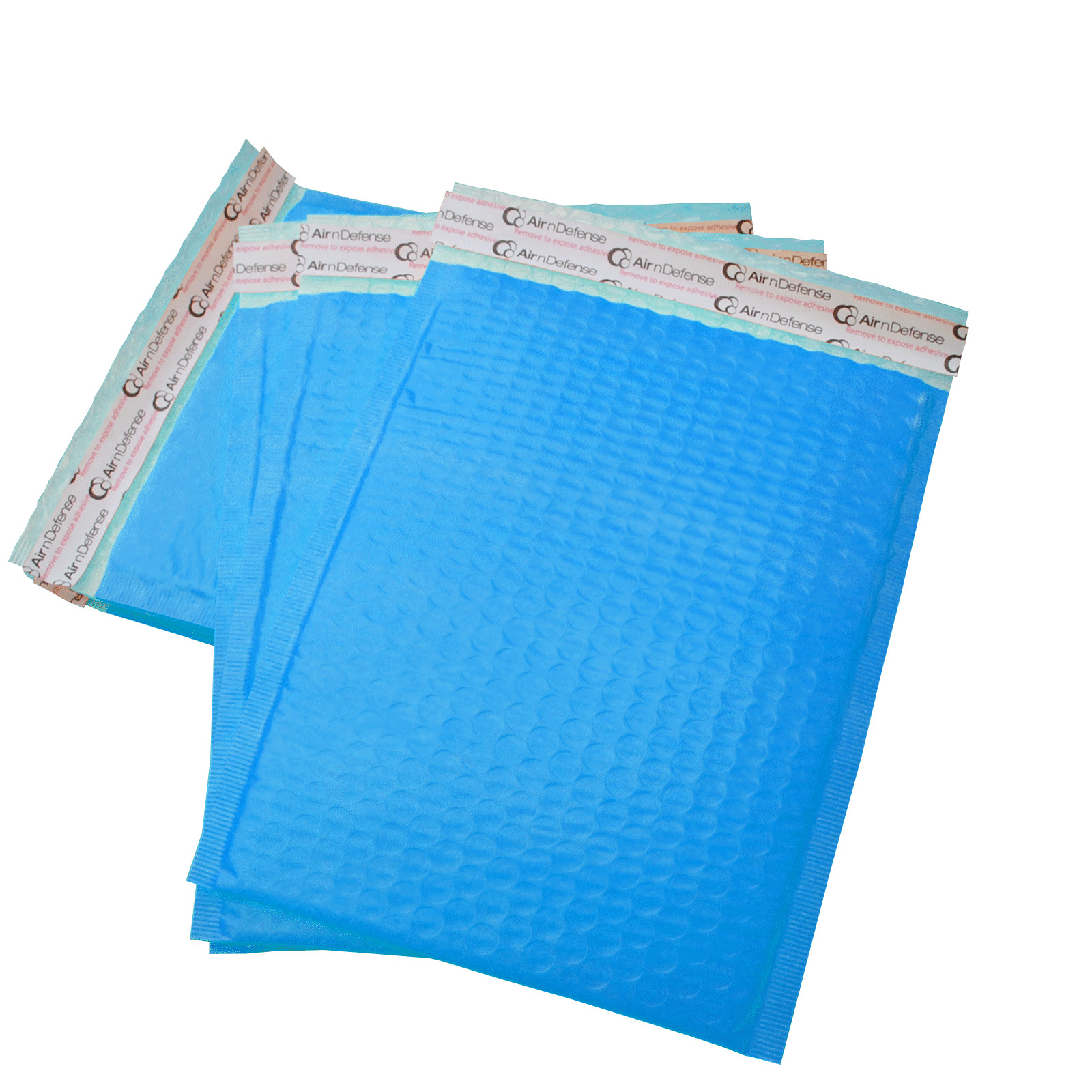 AirnDefense 300 #5 10.5X16″ Blue Poly Bubble Mailers Shipping Padded Envelope