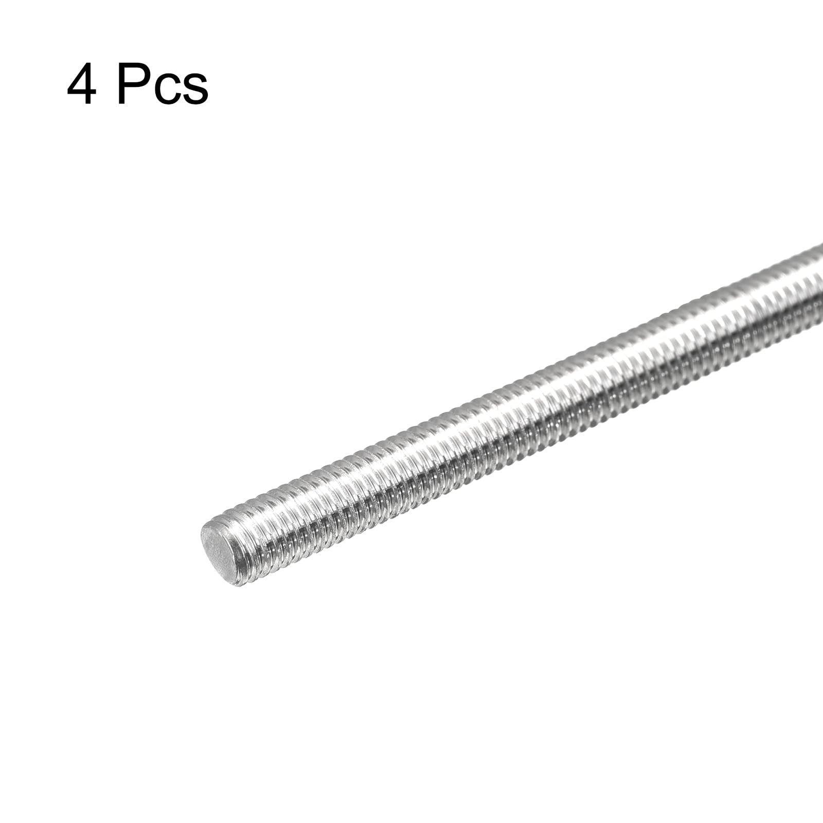 MECCANIXITY Fully Threaded Rod M5 x 300mm 0.8mm x 300mm, Silver Tone