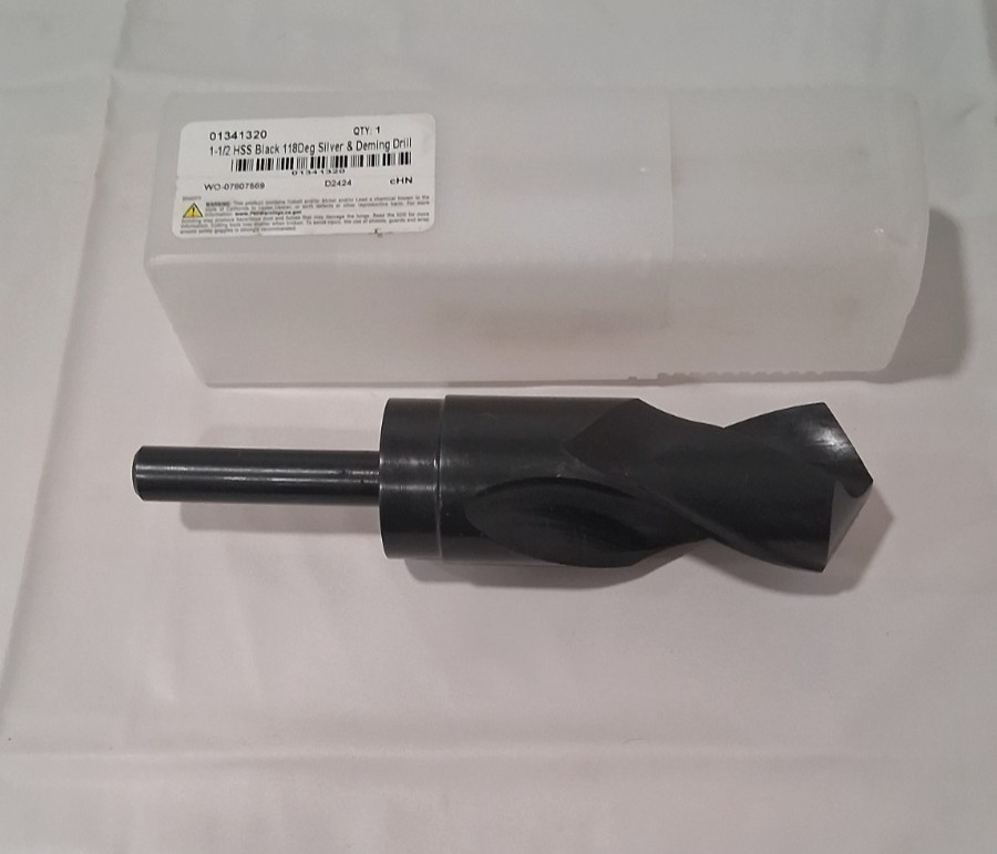 Value Collection Reduced Shank Drill Bit 1-1/2'' Dia x 1/2''