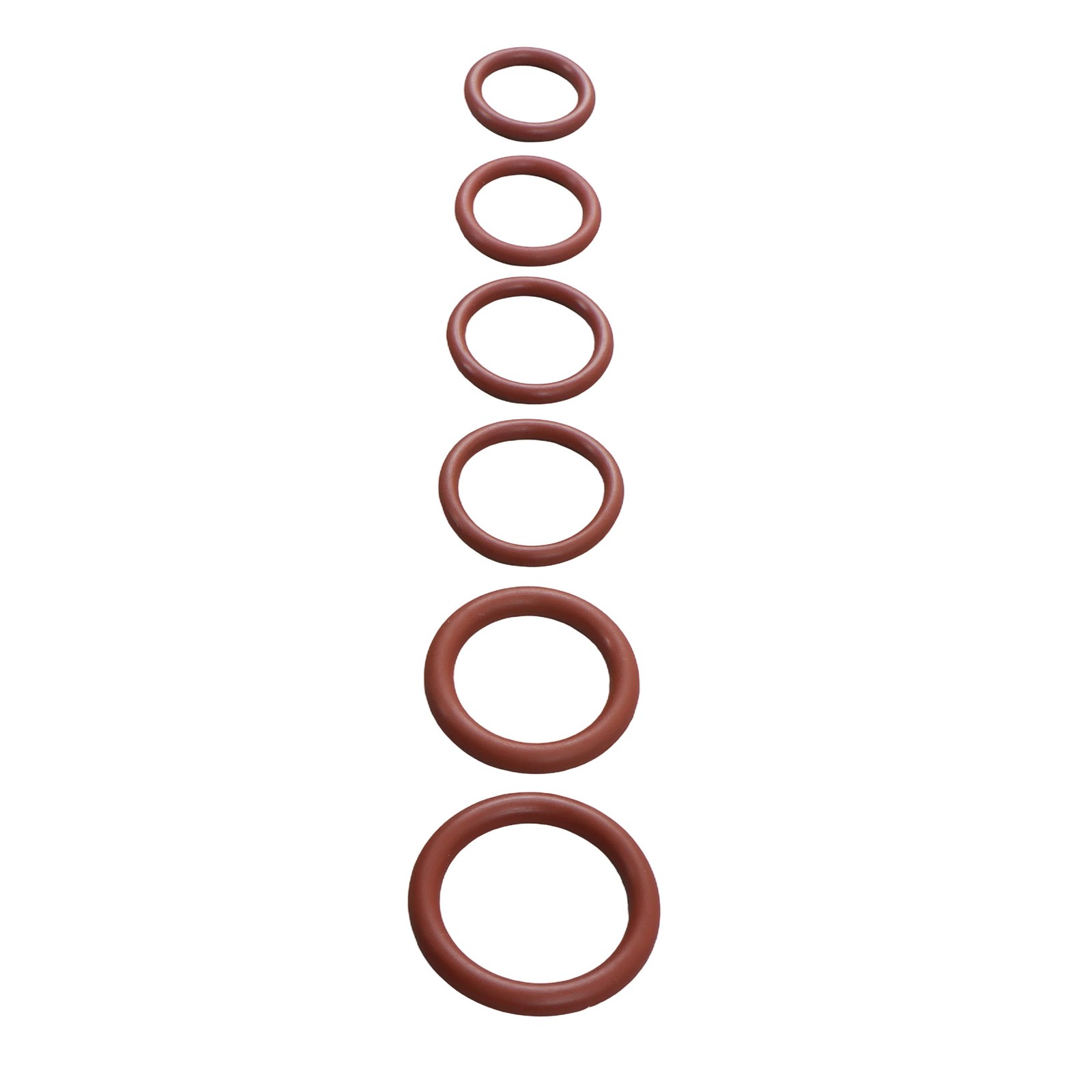 180 Pcs O-Ring Brown Metric FKM O-Ring Kit Fit High Heat Applications