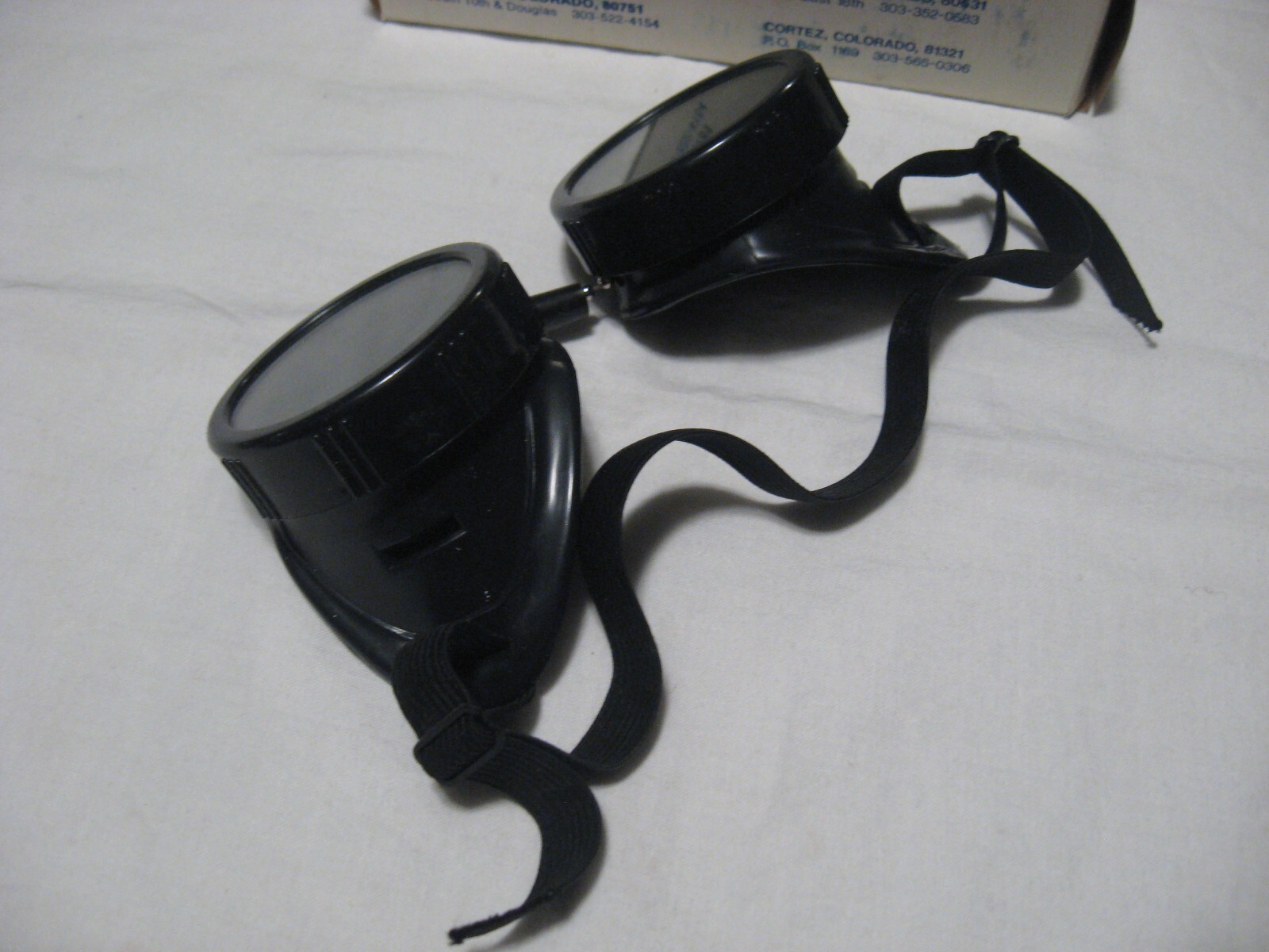 Vintage U.S. Welding Dark Green Lens Adjustable Safety Glasses/Goggles M-5H