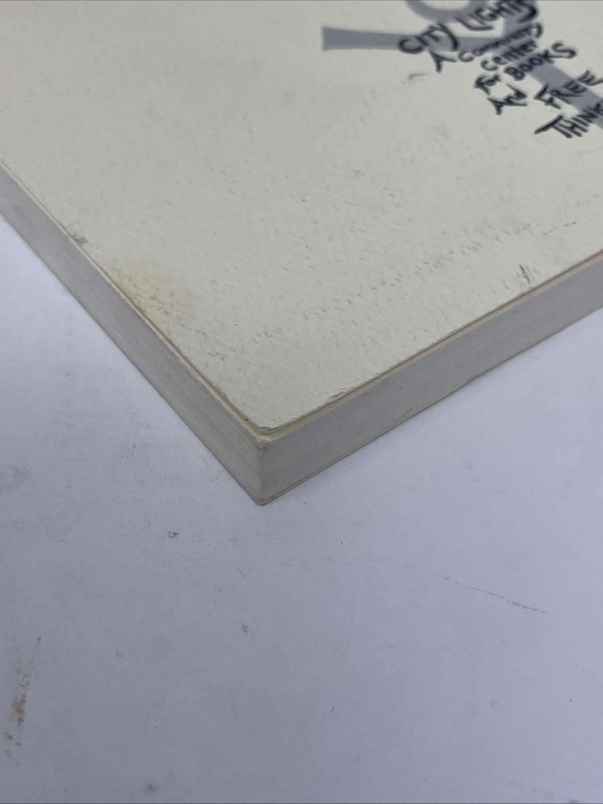 City Lights Bookstore Blank Book Heavy Stock 5.5” x 8” 70 pp Letterpress Cover