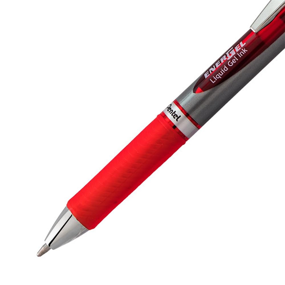 Pentel EnerGel RTX Retractable Liquid Gel Pens Assorted Colors Pack of 4
