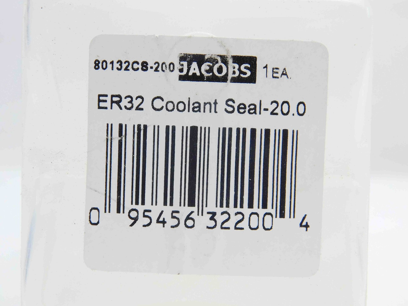 NEW JACOBS ER32 COLLET ER32 COOLANT SEAL-20.0 SIZE 20mm ER 32 SEALED 20.0 mm