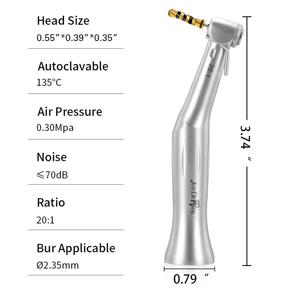Dental 20:1 Implant Contra Angle Handpiece E-Type