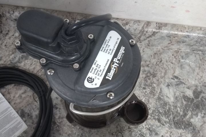 Liberty Pumps 290-2 3/4 HP 3450 RPM 115VAC Submersible Sump Pump