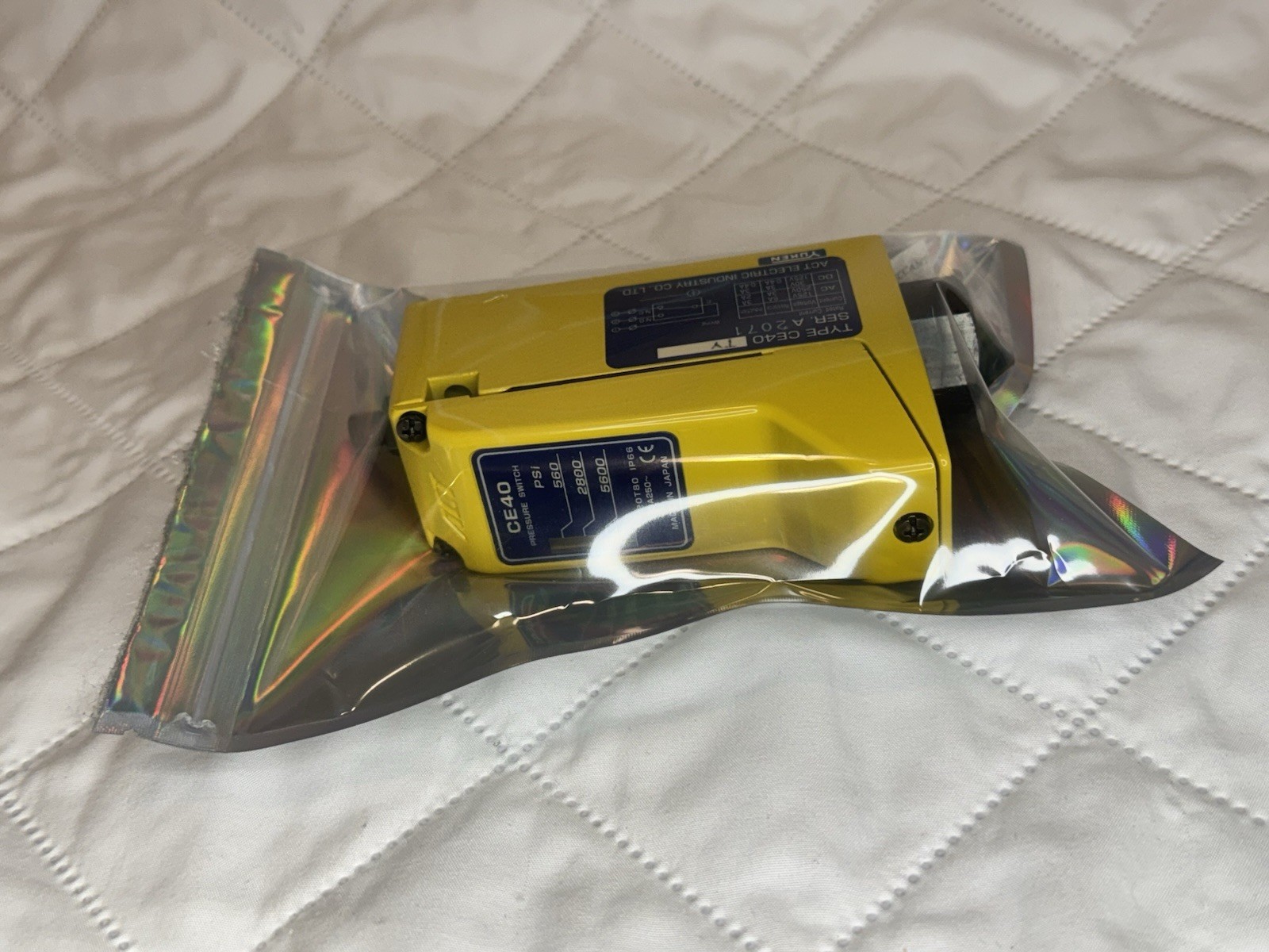 ACT CE40 pressure switch Yuken Sealed Ac