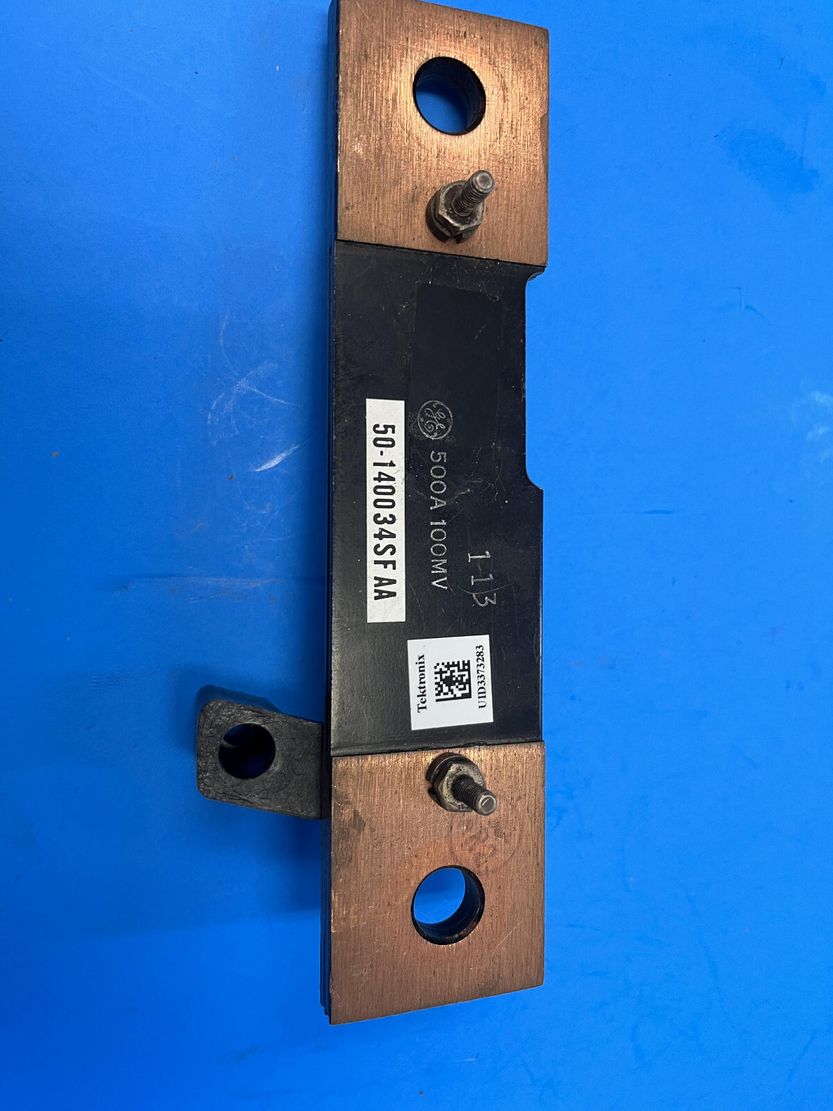 3EE GE GENERAL ELECTRIC SHUNT 50-140034SFAA 50140034SFAA 500A 500 A AMP 100MV