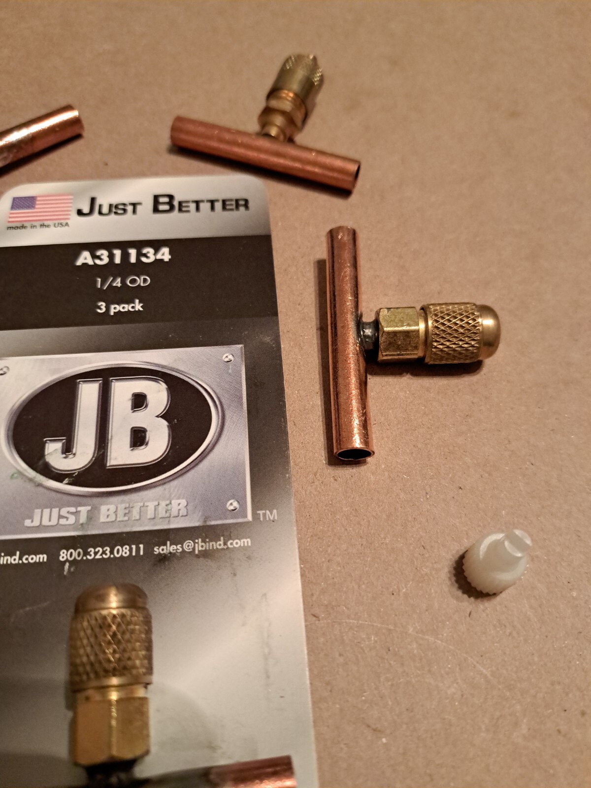 JB A31134 1/4 OD Just Better Lot of 7