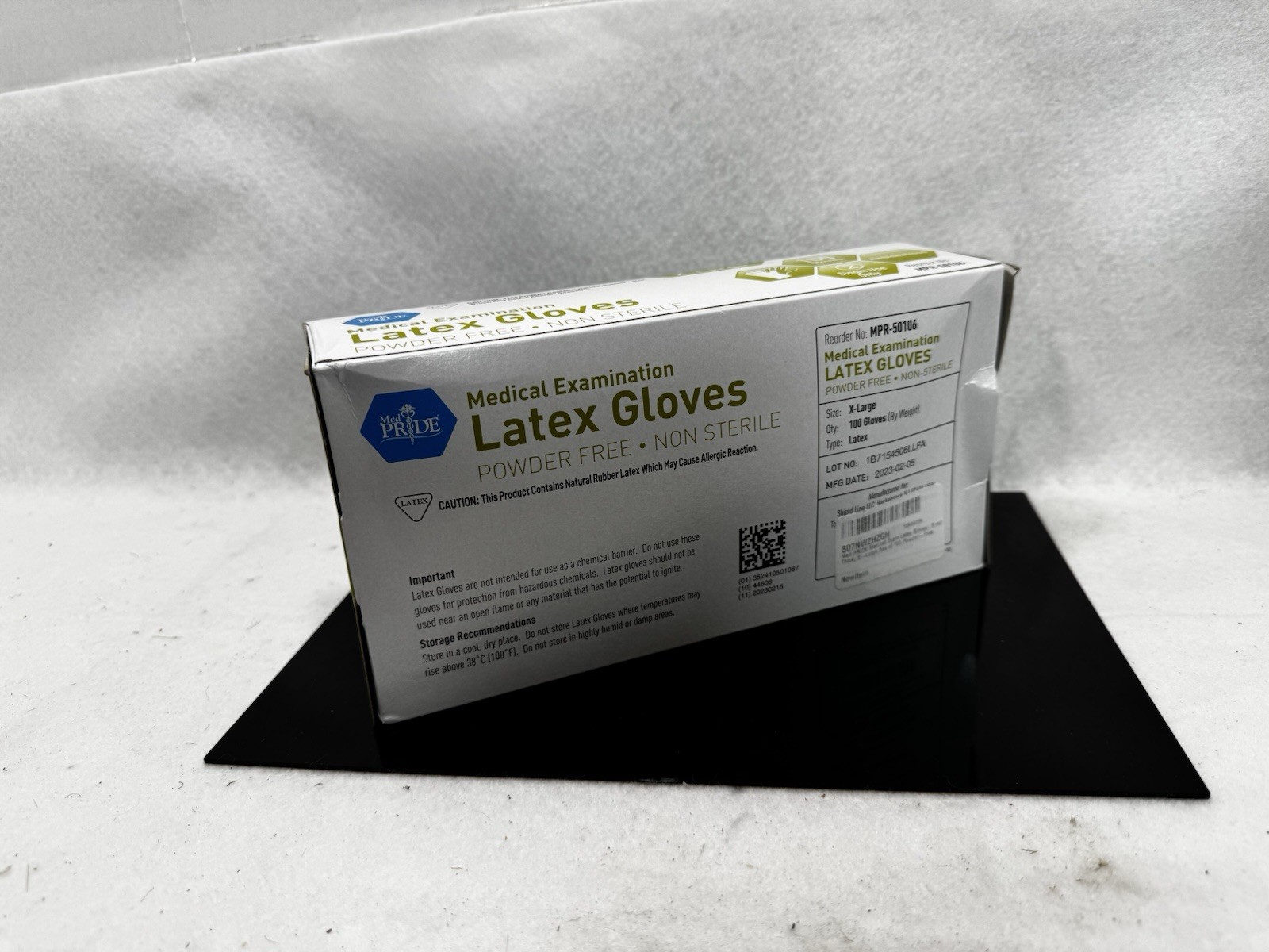 MED PRIDE Medical Latex Examination Gloves (X-Large, 100-Count) Ultra-Strong 5 m