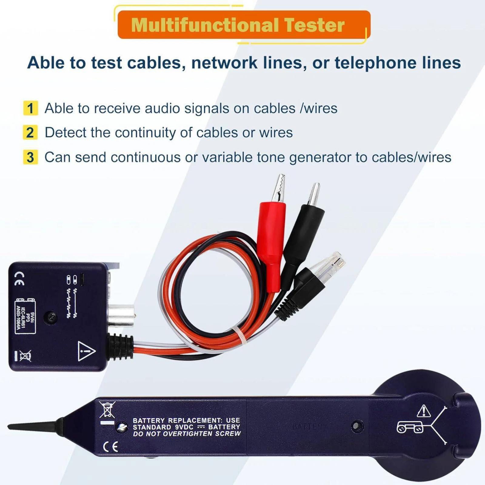 200EP Tone Generator Kit With ABS Shell Features Audible And Visual Indication