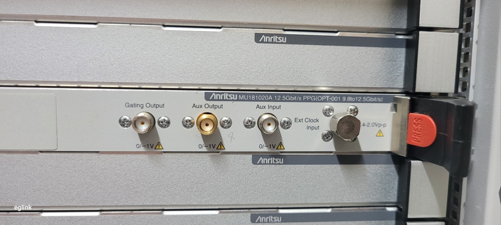 Anritsu MP1800A BERT Signal Quality Analyzer, MU181020A MU181040A opt 001/014