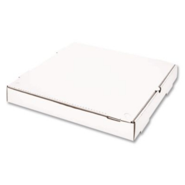 Karat FP-PBF16W Corrugated Pizza Boxes, 16 x 16 x 1.97, White/Brown, 50/Carton