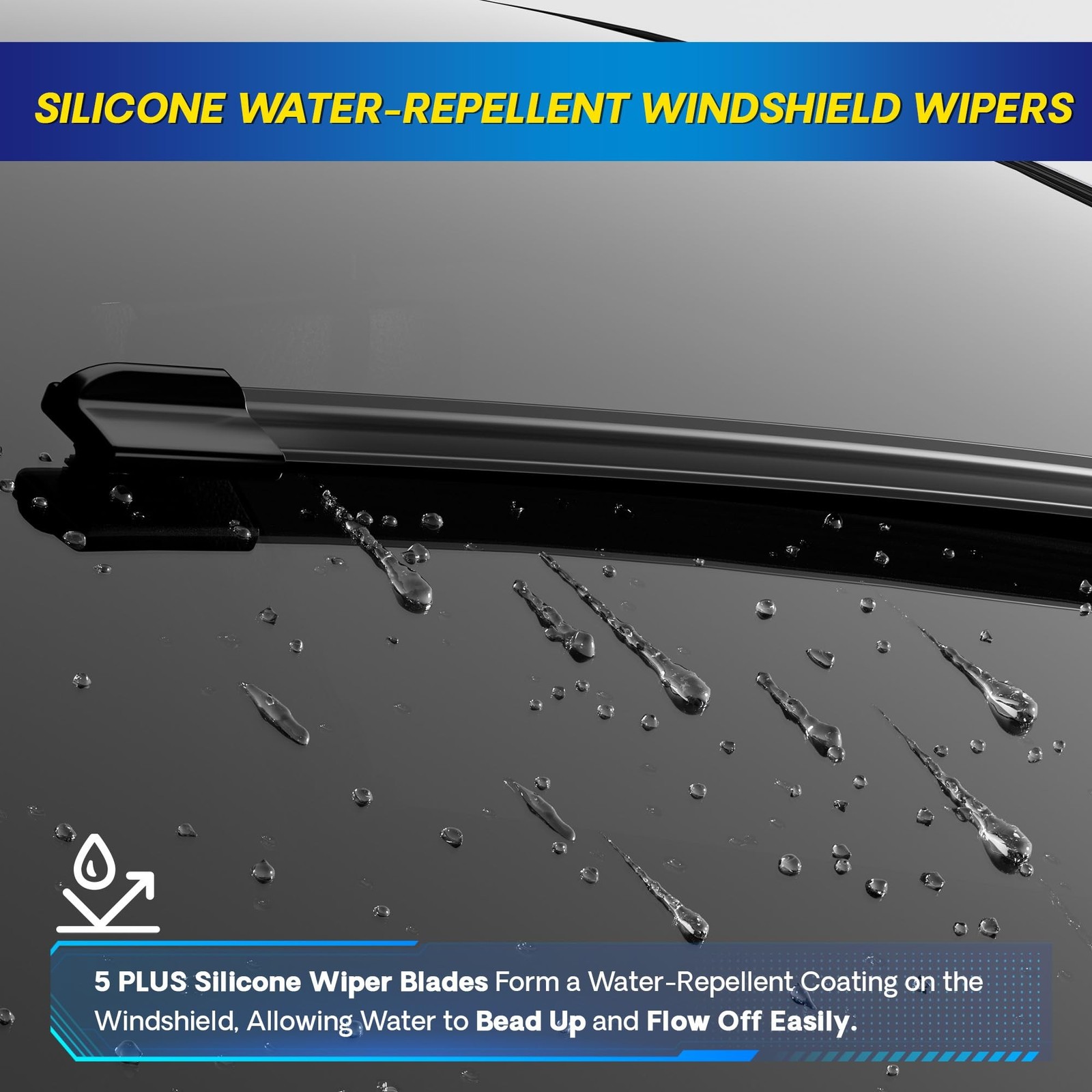 5 PLUS Silicone Windshield Wipers Fits Chevy Trailblazer 2021-2026 (3 PACK) |…
