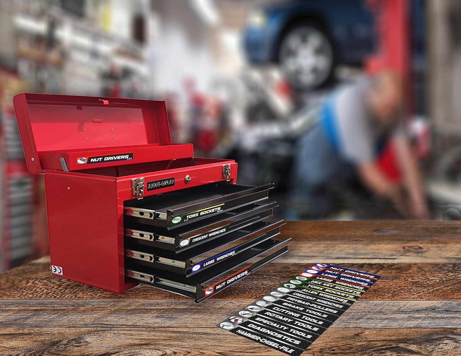 New Ultimate Magnetic Tool Box Labels (IMAGE) to fit all tool storage cabinets