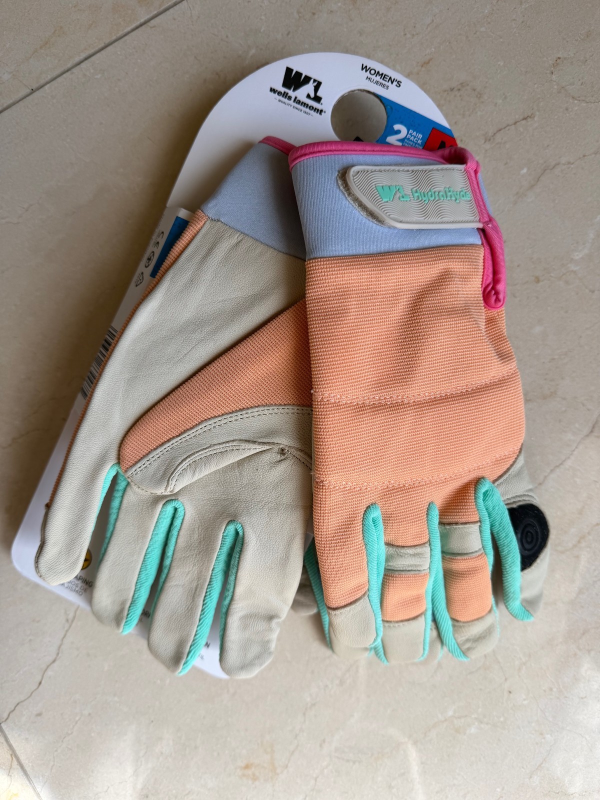4 Pairs Wells Lamont Women’s HydraHyde Leather Work Gloves Select Size S M L