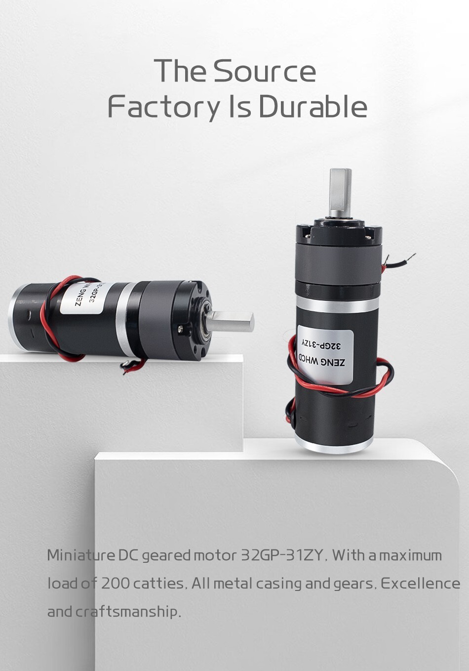 GA32Y-31ZY Planetary Reduction Motor DC 12V 24V High Torque With Speed Regulator