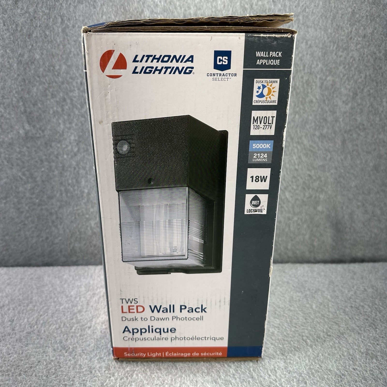 Lithonia Lighting 249NF2 Dusk To Dawn LED 70W Wall Pack Light Fixture 5000K New