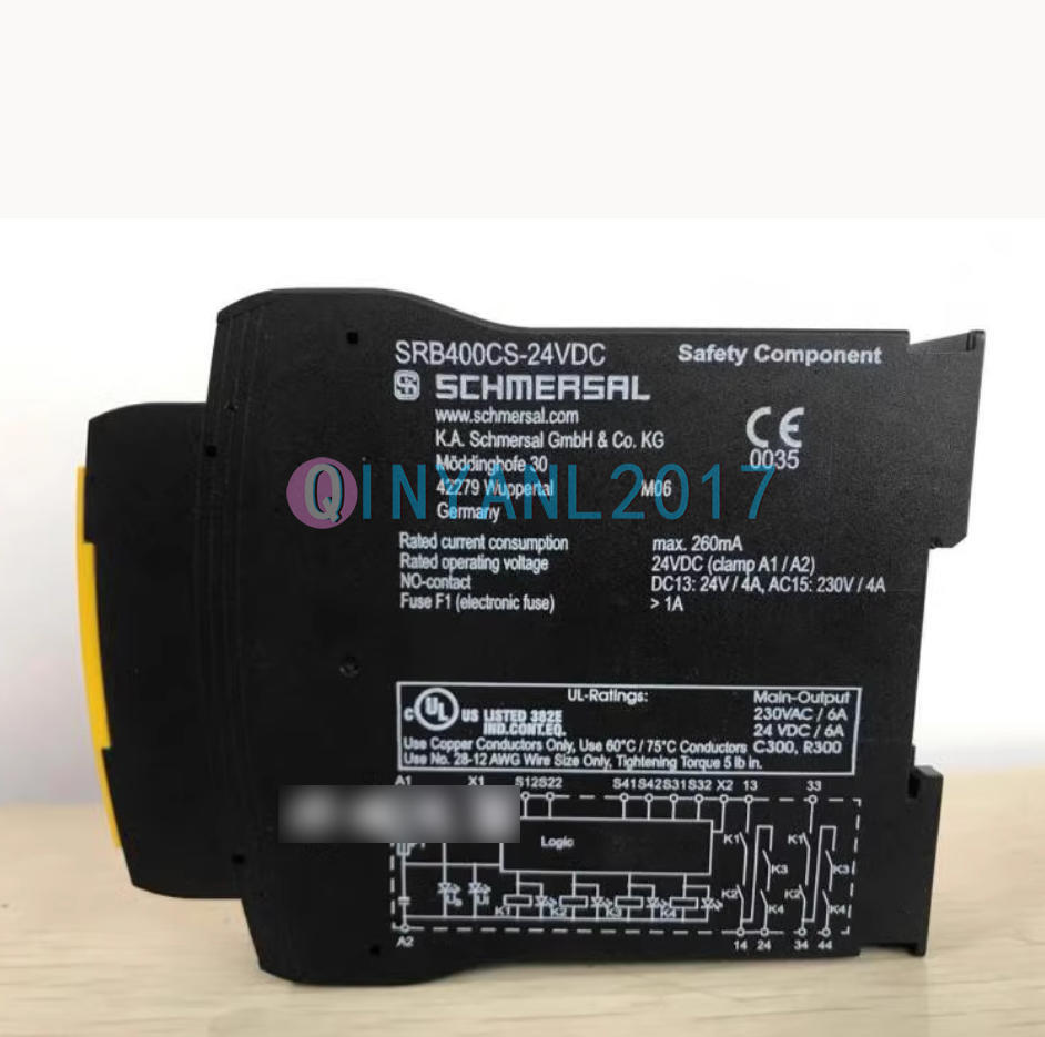 1PCS New SCHMERSAL SRB400CS-24VDC safety relay 101176209