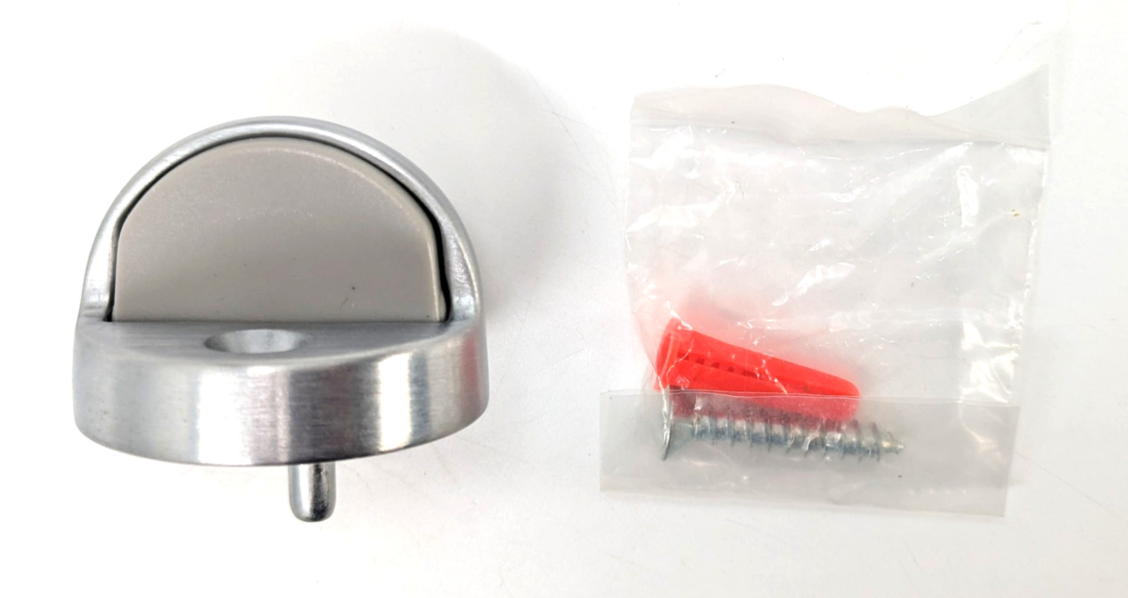 Rockwood 442 High Dome Floor Mount Door Stop for Commercial Doors, Satin Chrome