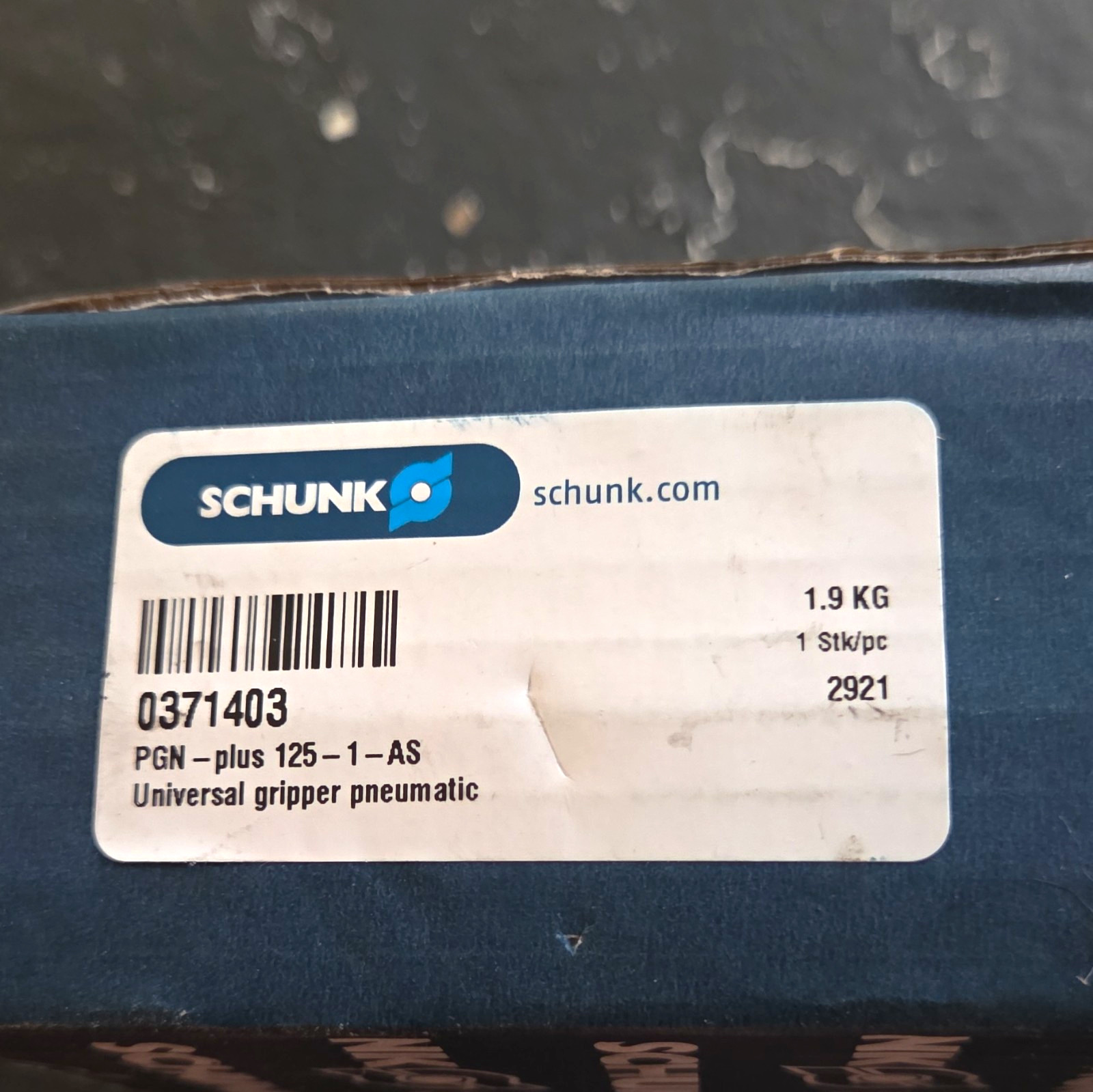 SCHUNK PGN-plus 125-1-AS Universal Pneumatic Gripper 0371403