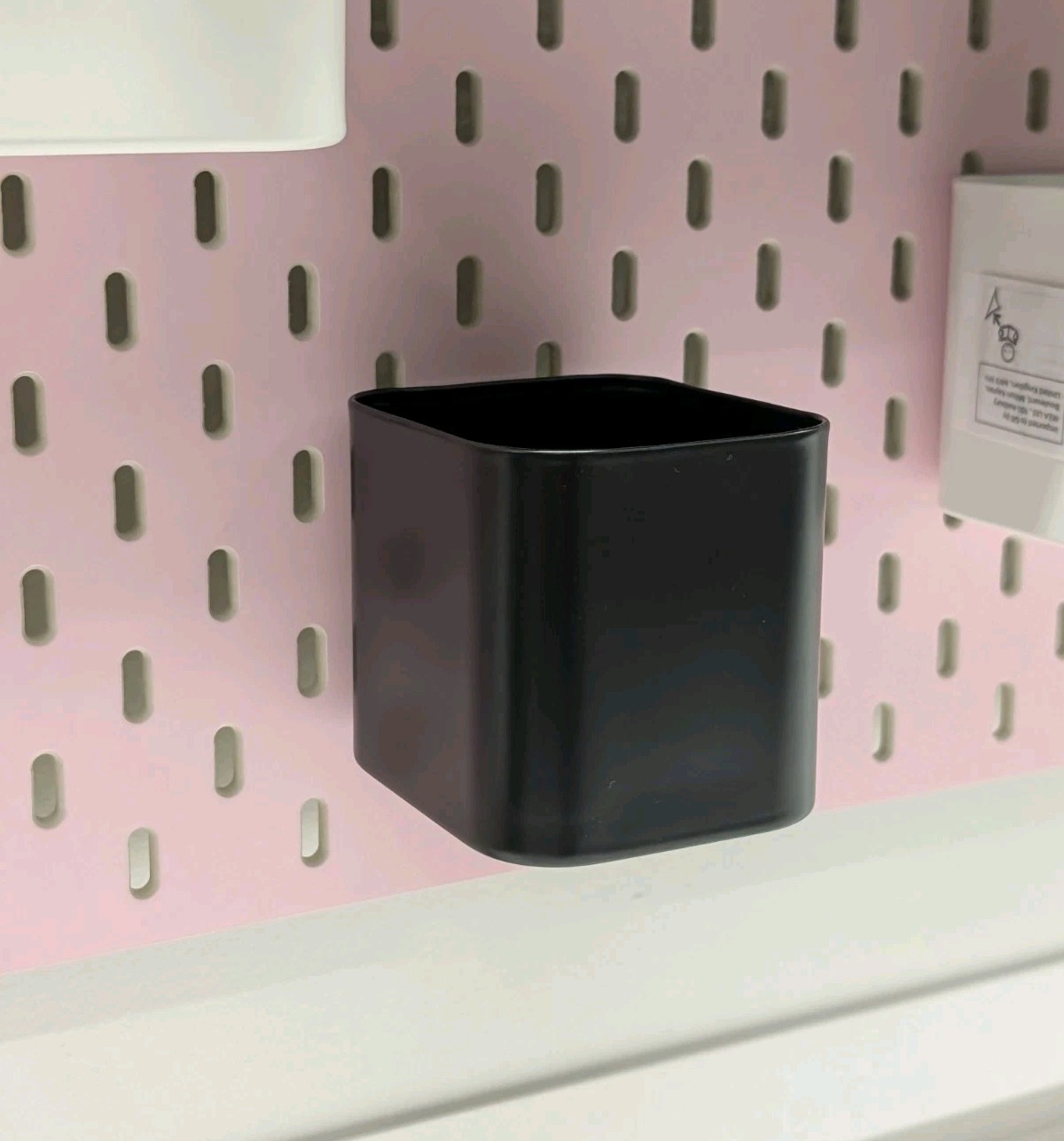 Ikea SKADIS Steel Container Storage Black for Pegboard 405.699.24 SKÅDIS New