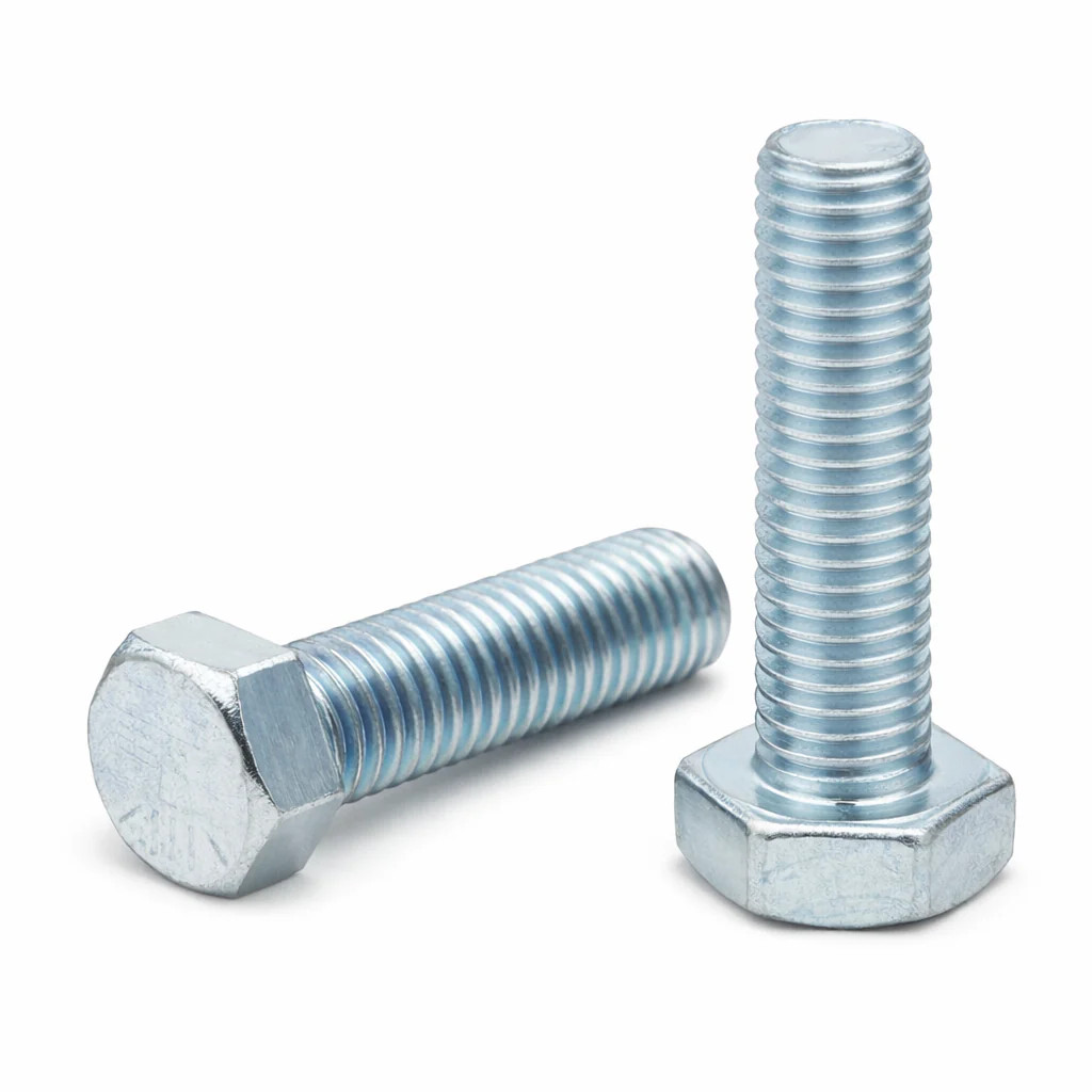BULK BOX! 1/2″-13×8 1/2″ Hex Cap Screws Grade 5 (import Excl Tw) Zinc CR+3 80pcs
