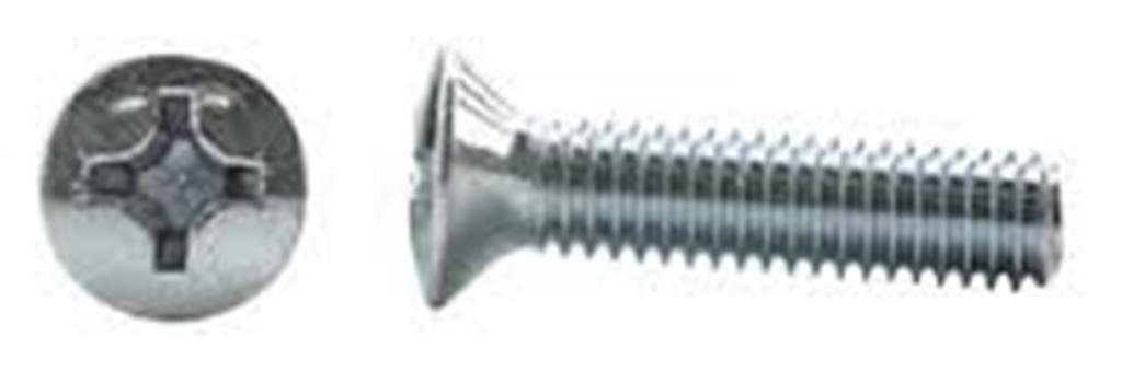 Oval Head Phillips Machine screws Stainless Steel 1/4-20 x 3/4 Qty-50
