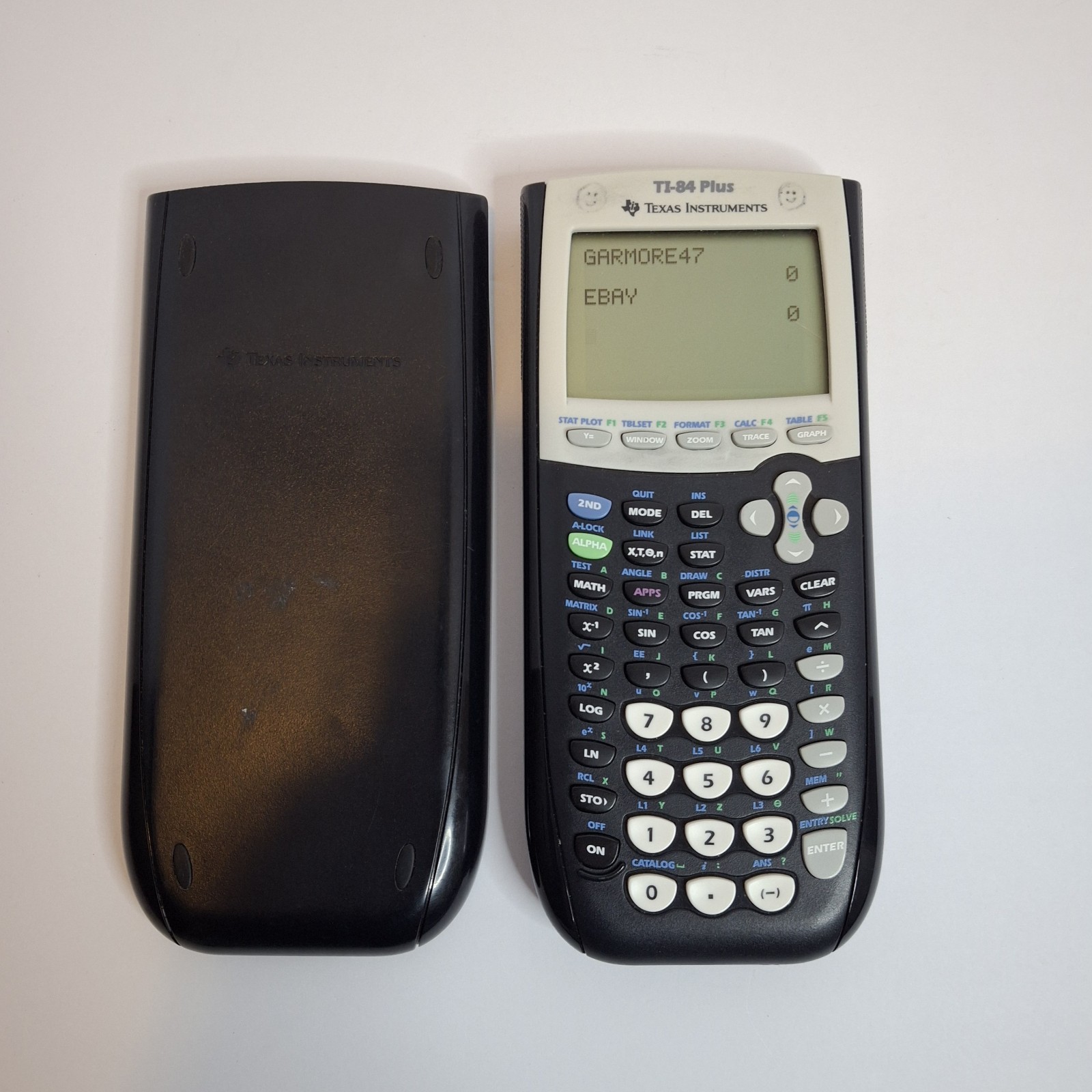 Texas Instruments TI-84 Plus Graphing Calculator Tested W/ Slip Cover