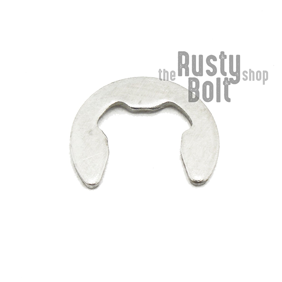 5mm, M5, E Clip, Stainless Steel, Circlip Side Mount, External Retaining Ring