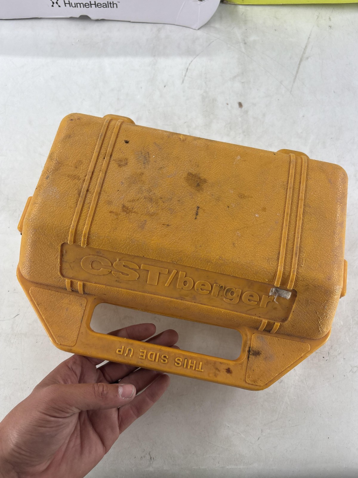 CST/berger 20X Optical Level Survey Instrument Yellow W Case Tripod Mount