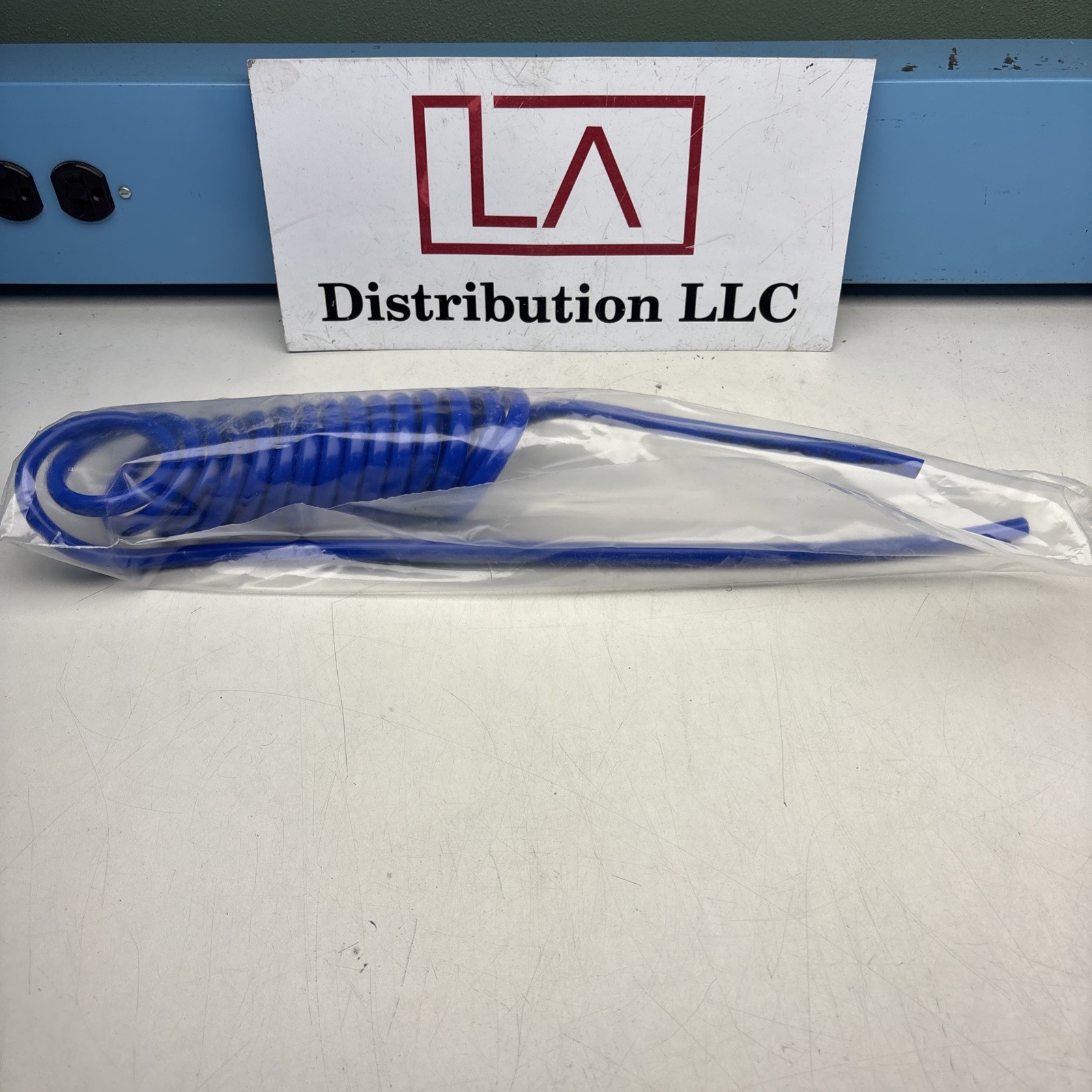 COILHOSE BLUE LIGHT WEIGHT FLEXCOIL POLYURETHANE AIR HOSE PR14-15B-B 1/4″ID 10’L