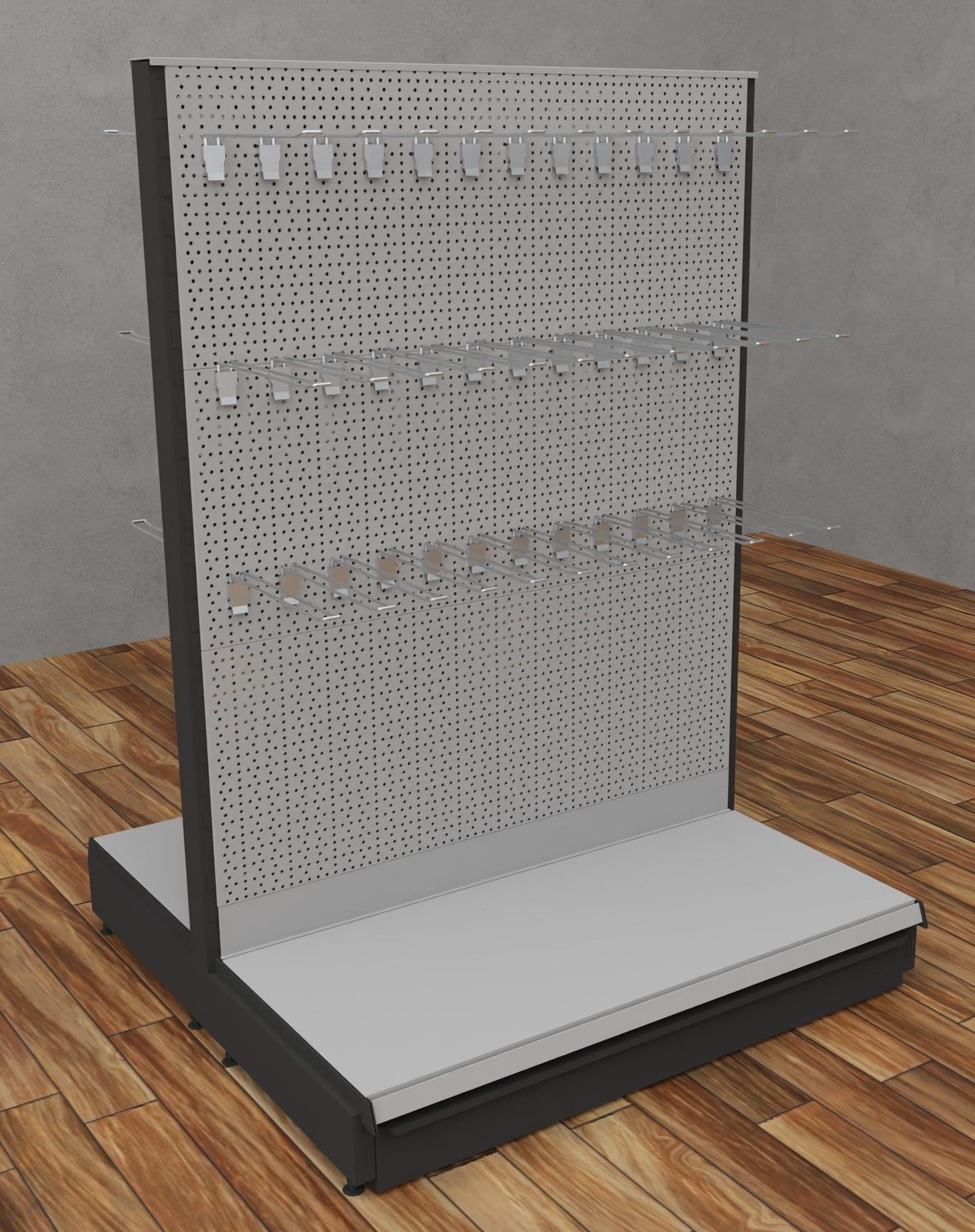Middle room gondola metal shelf gondola shelf sales shelf 145×100 cm HxW Tego Eden