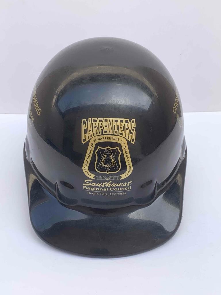 Fibre-Metal Black United Brotherhood of Carpenters Hard Hat Fits Sizes 54-65cm