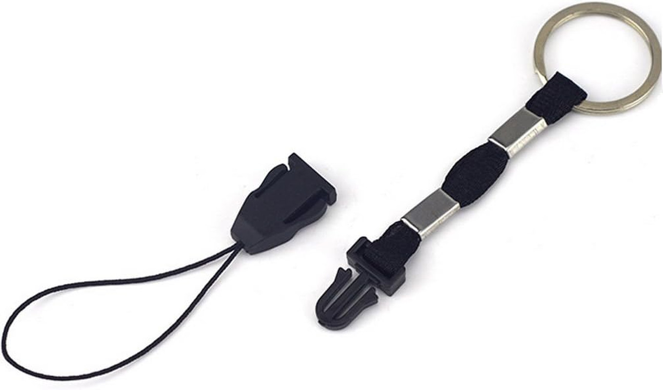 10 Pcs Nylon Finger Short Lanyards with Circular Ring Detachable,For USB