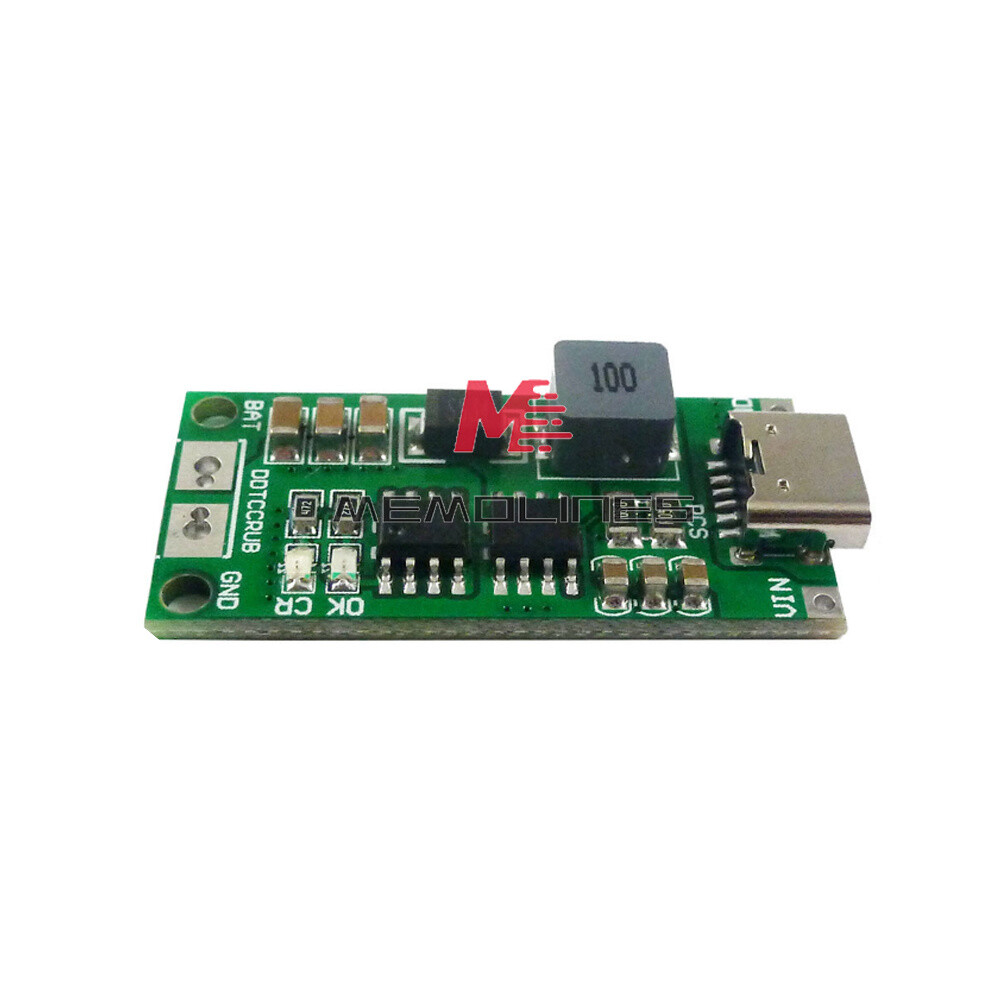DC3-6V to 8.4/12.6/16.8V 1-4A Boost 18650 Li-ion Battery Charger 2S 3S 4S USB-C