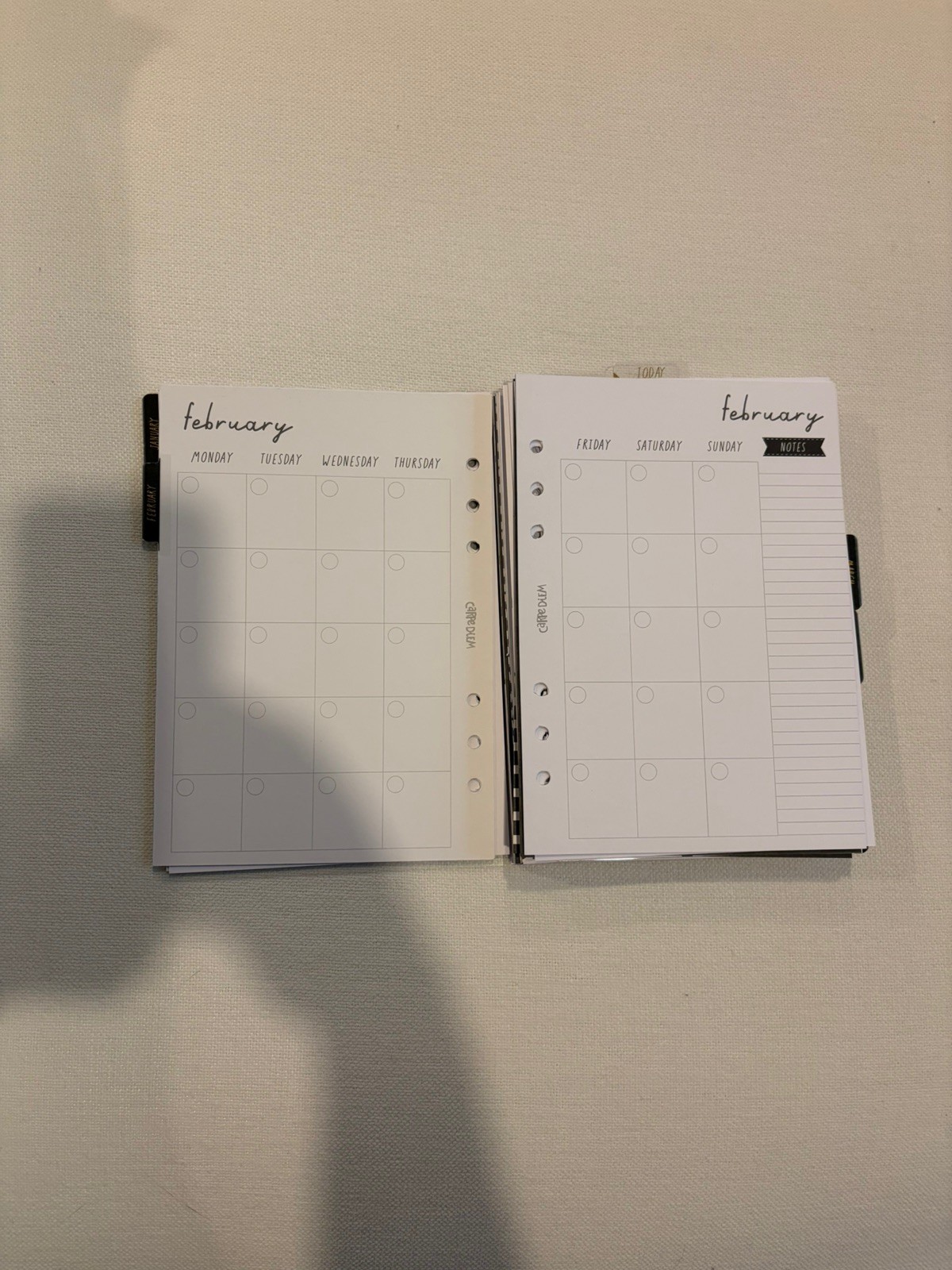 Stil a5 Croc leather binder