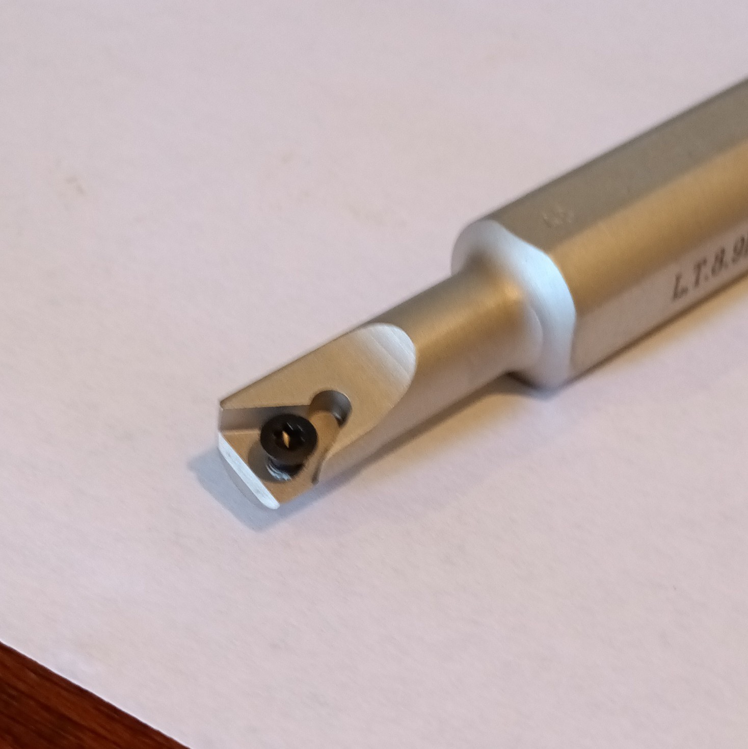 ISCAR SIR 0375 K11 Indexable Boring Bar Holder 0.9in OD 8.9in OAL