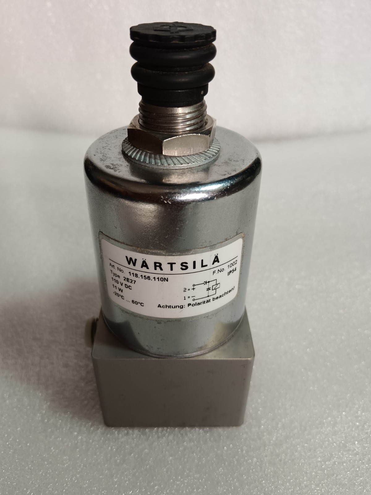 Wartsila Art.No 118.156.110N Type 2E27 Solenoid Valve 110VDC New As Images