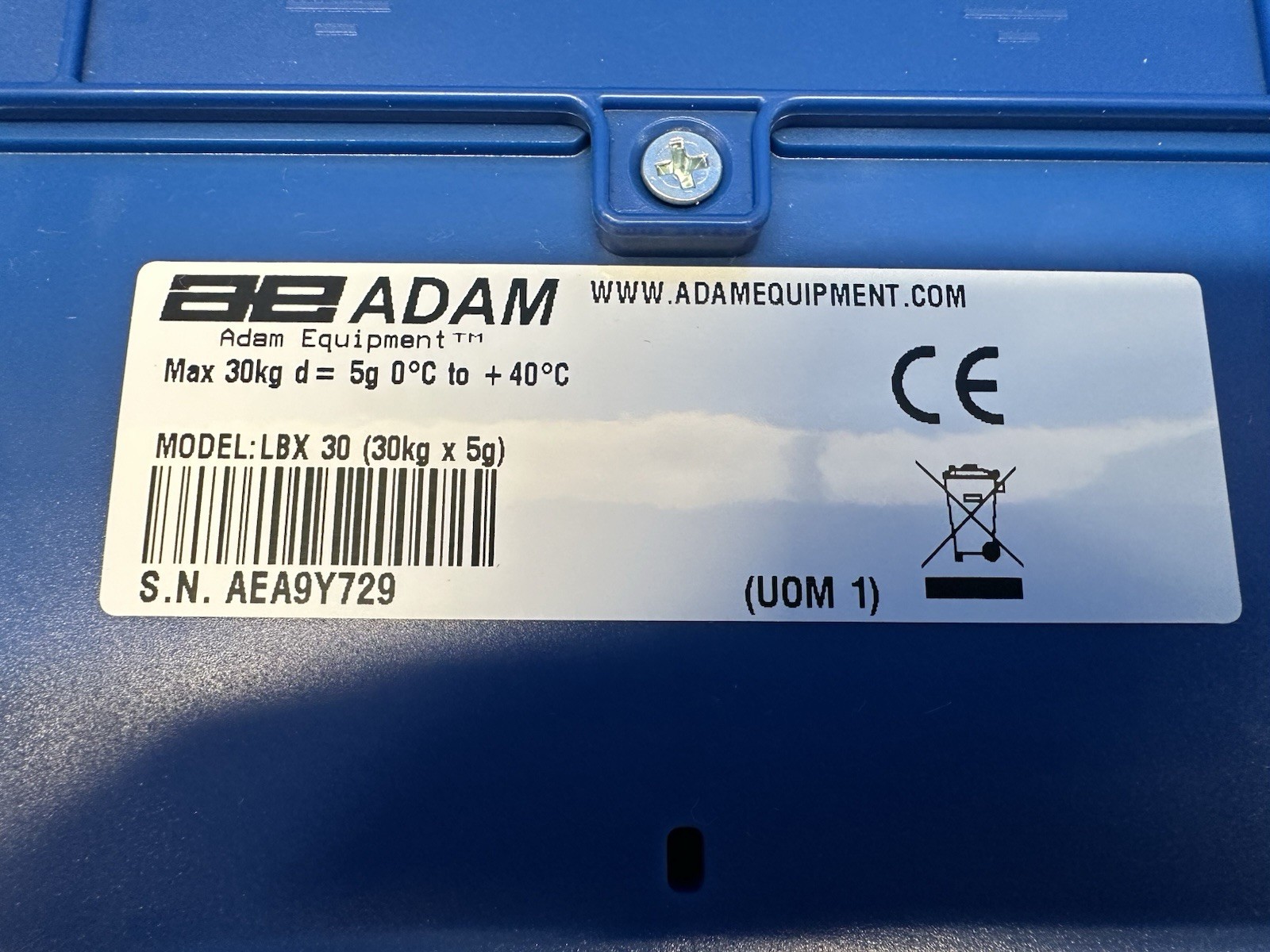 ADAM® LBX 30 Latitude Compact Industrial Bench Scale