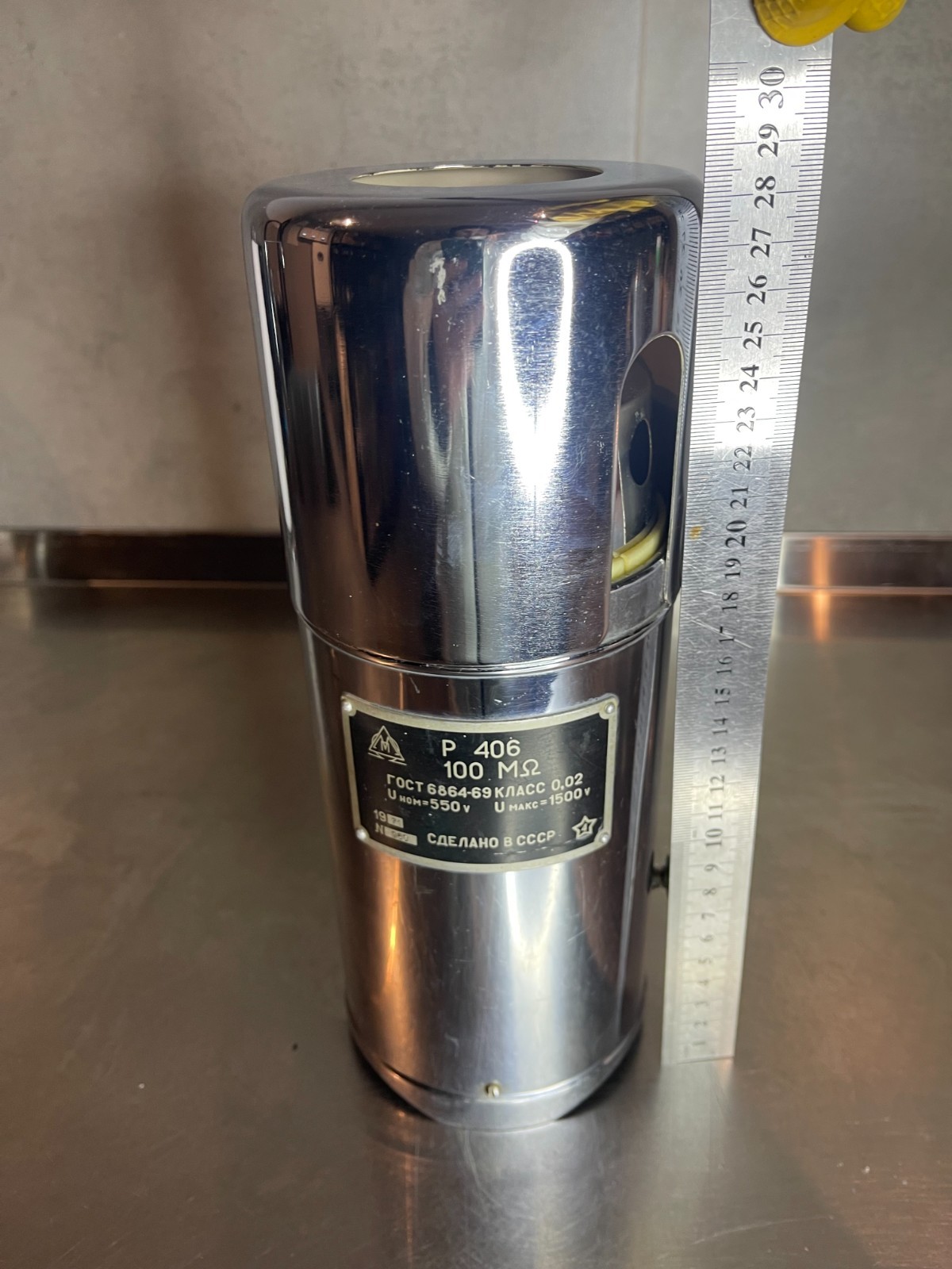 100 Mohm 100 MΩ Resistance Standard Resistor Calibrator Accuracy 0.02% Tested