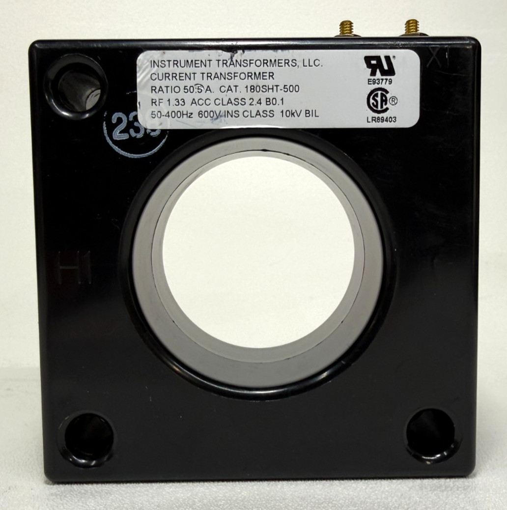 Instrument Transformers 180SHT-500 Current Transformer 500:5A Metering Class 2.4
