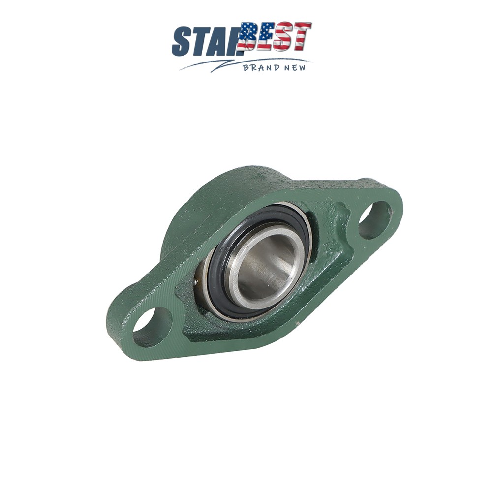 UCFL205-16 Pillow Block Flange Bearing 1″ Bore 2 Bolt Solid Base 10PCS